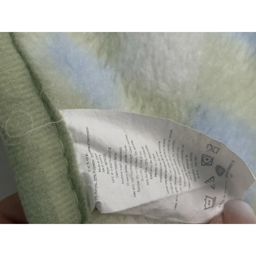 Vintage Looney Tunes Baby Looney Tunes‎ Plush Soft Baby Blanket Throw 30